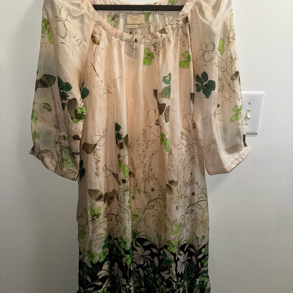 Anthropologie Vanessa Virginia Rainforest Dress